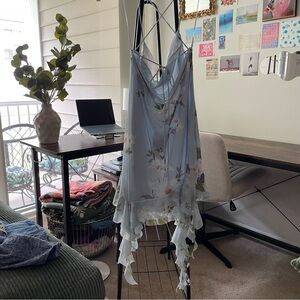 Zara Floral Asymmetrical Dress